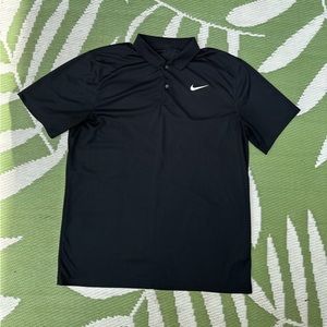 Black Dri-Fit Golf Polo, Nike